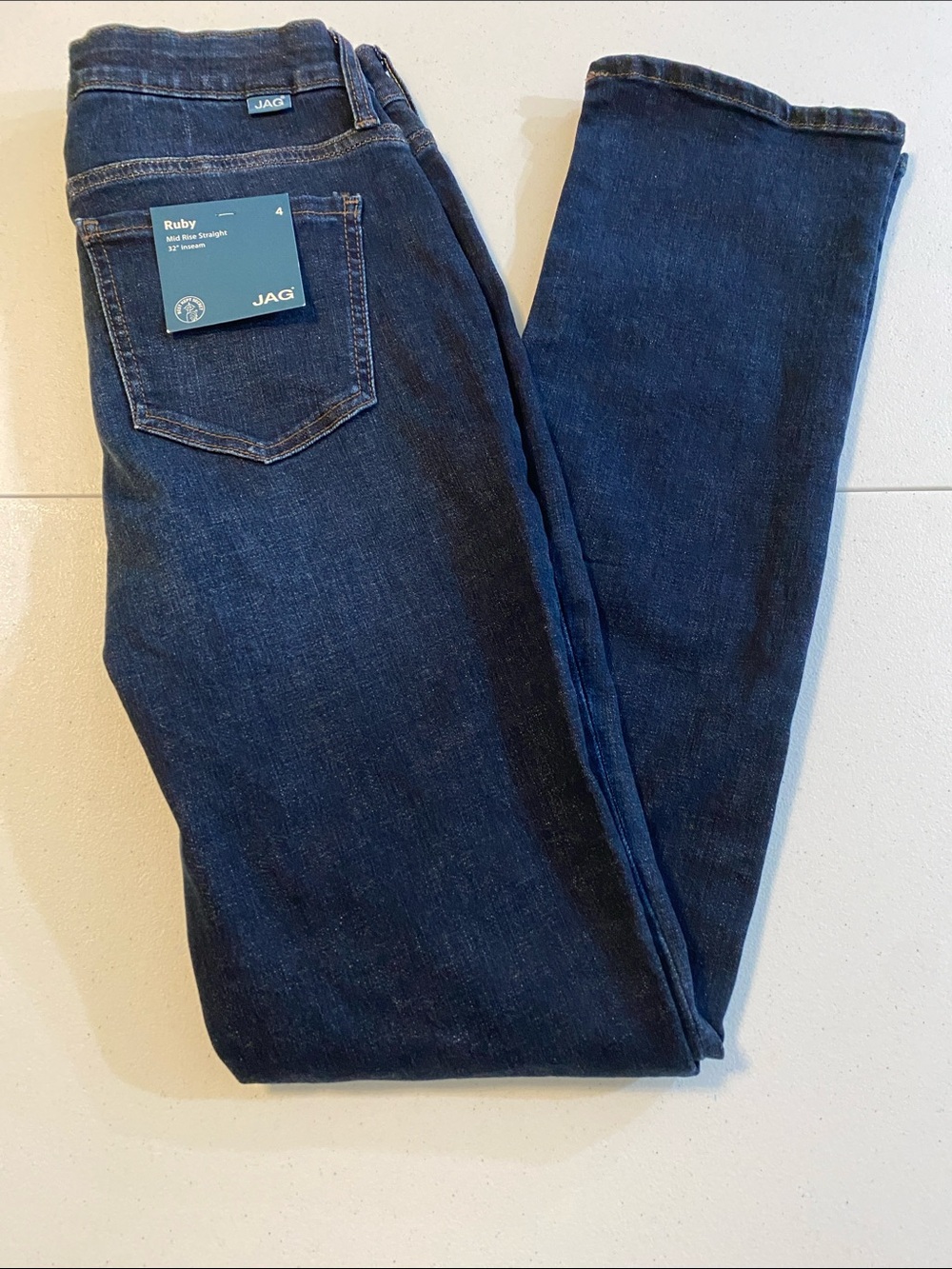 NWT Jag Jeans Ruby Women’s  Dark Blue Straight Jeans Size 4